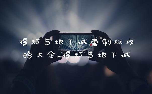 提灯与地下城重制版攻略大全_提灯与地下城