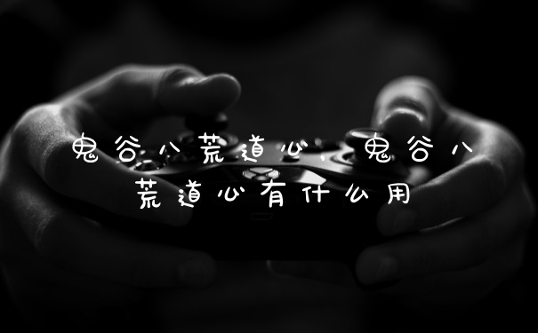 鬼谷八荒道心,鬼谷八荒道心有什么用