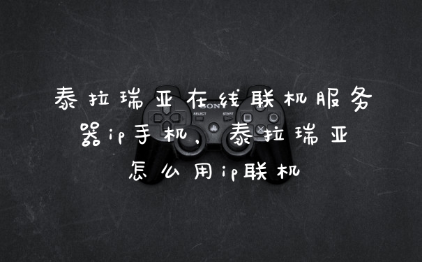 泰拉瑞亚在线联机服务器ip手机，泰拉瑞亚怎么用ip联机