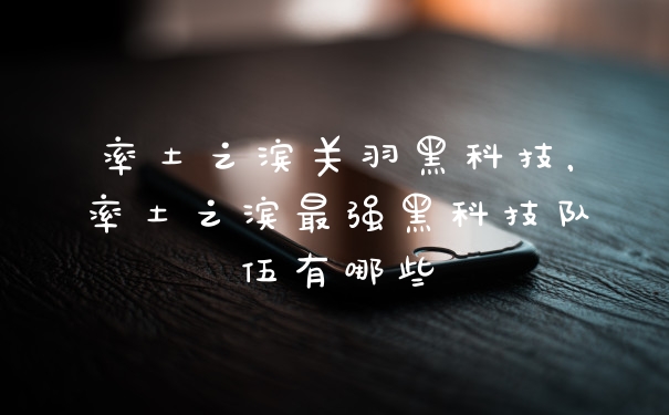 率土之滨关羽黑科技，率土之滨最强黑科技队伍有哪些