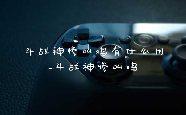 斗战神惨叫鸡有什么用_斗战神惨叫鸡