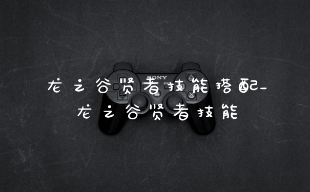 龙之谷贤者技能搭配_龙之谷贤者技能