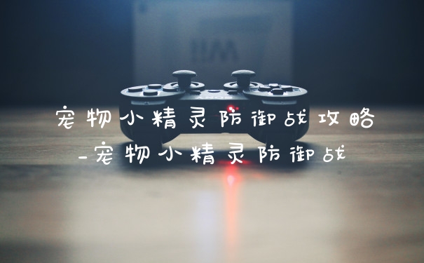 宠物小精灵防御战攻略_宠物小精灵防御战