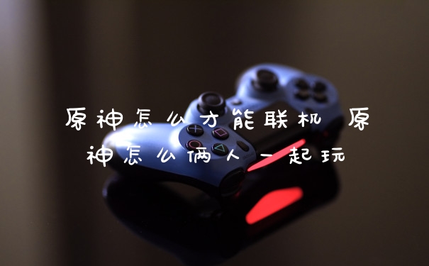 原神怎么才能联机 原神怎么俩人一起玩