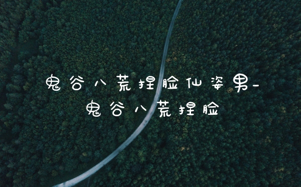 鬼谷八荒捏脸仙姿男_鬼谷八荒捏脸
