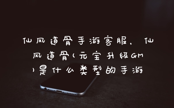 仙风道骨手游客服,仙风道骨(元宝升级GM)是什么类型的手游