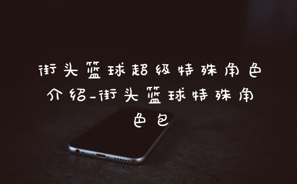 街头篮球超级特殊角色介绍_街头篮球特殊角色包