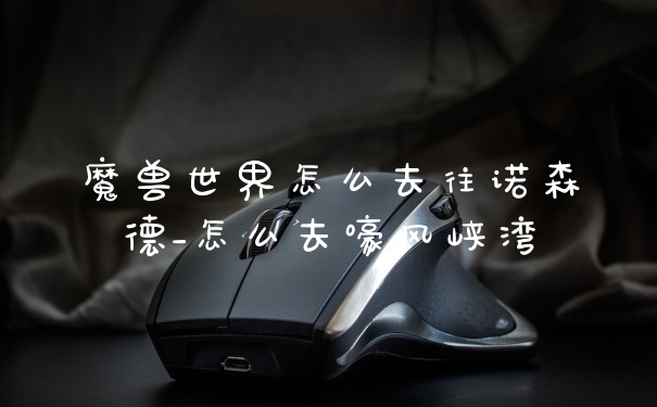 魔兽世界怎么去往诺森德_怎么去嚎风峡湾