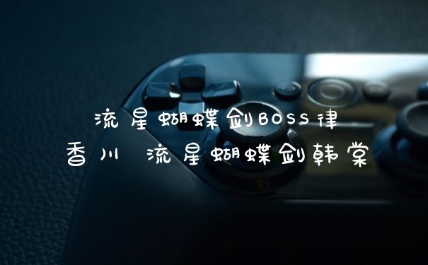 流星蝴蝶剑BOSS律香川 流星蝴蝶剑韩棠