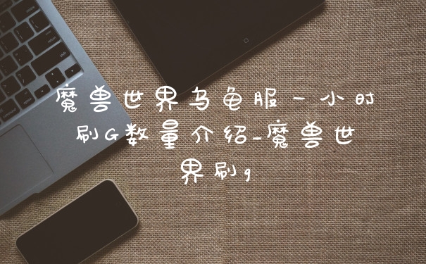 魔兽世界乌龟服一小时刷G数量介绍_魔兽世界刷g