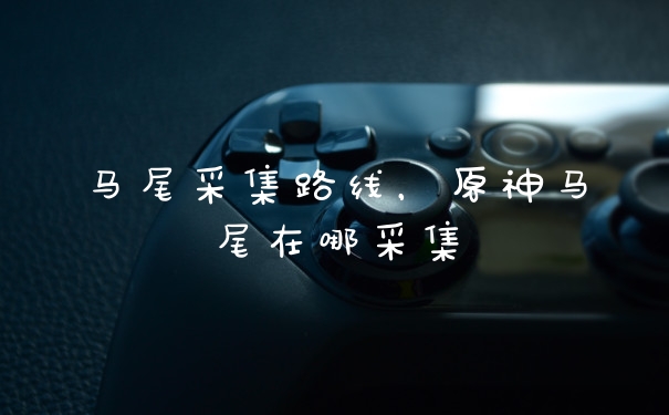 马尾采集路线，原神马尾在哪采集