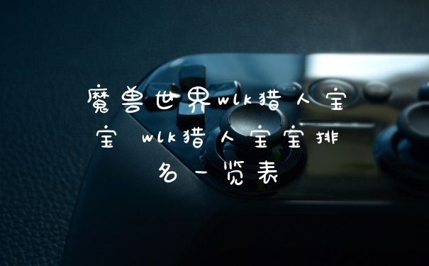 魔兽世界wlk猎人宝宝 wlk猎人宝宝排名一览表