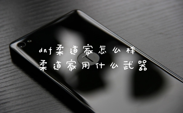 dnf柔道家怎么样 柔道家用什么武器