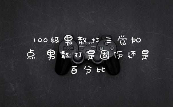 100级男散打三觉加点 男散打是固伤还是百分比