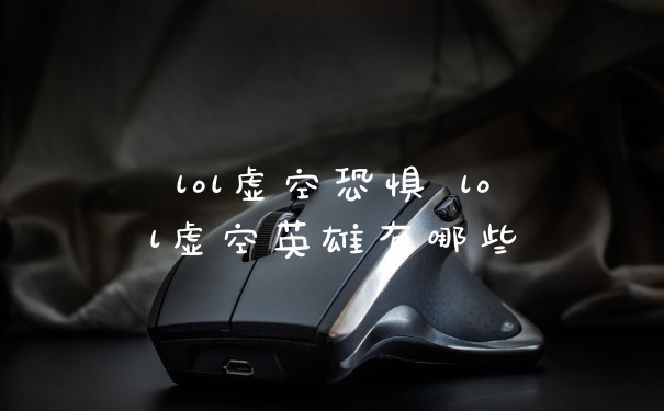 lol虚空恐惧 lol虚空英雄有哪些