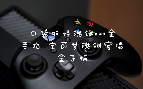 口袋妖怪魂银nds金手指 宝可梦魂银穿墙金手指