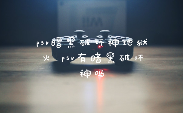 psv暗黑破坏神地狱火 psv有暗黑破坏神吗