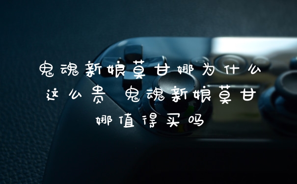 鬼魂新娘莫甘娜为什么这么贵 鬼魂新娘莫甘娜值得买吗