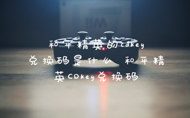 和平精英的cdkey兑换码是什么 和平精英CDkey兑换码