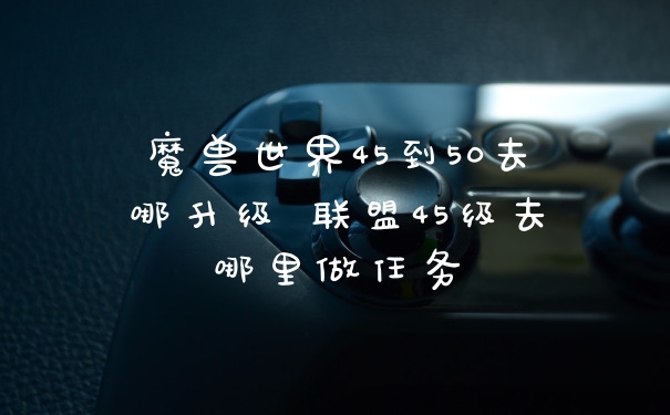 魔兽世界45到50去哪升级 联盟45级去哪里做任务