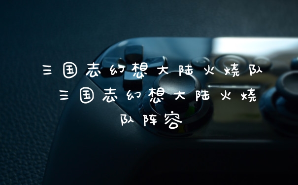 三国志幻想大陆火烧队 三国志幻想大陆火烧队阵容