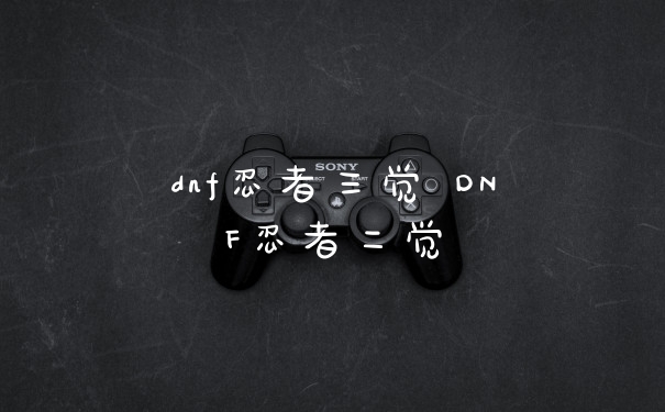 dnf忍者三觉 DNF忍者二觉