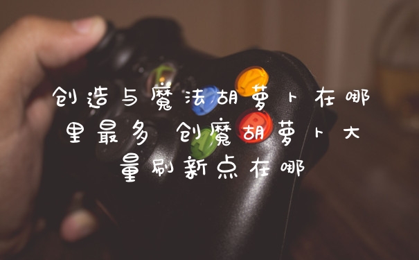 创造与魔法胡萝卜在哪里最多 创魔胡萝卜大量刷新点在哪
