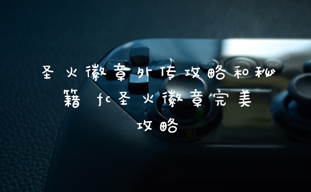 圣火徽章外传攻略和秘籍 fc圣火徽章完美攻略