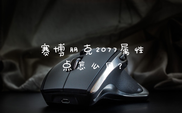 赛博朋克2077属性点怎么用?