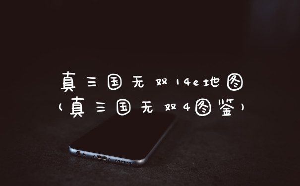 真三国无双14e地图(真三国无双4图鉴)