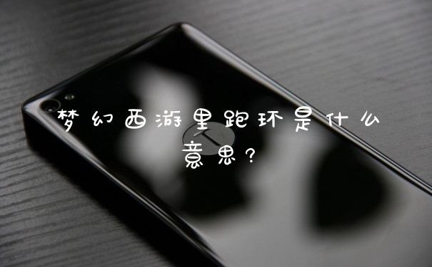 梦幻西游里跑环是什么意思?