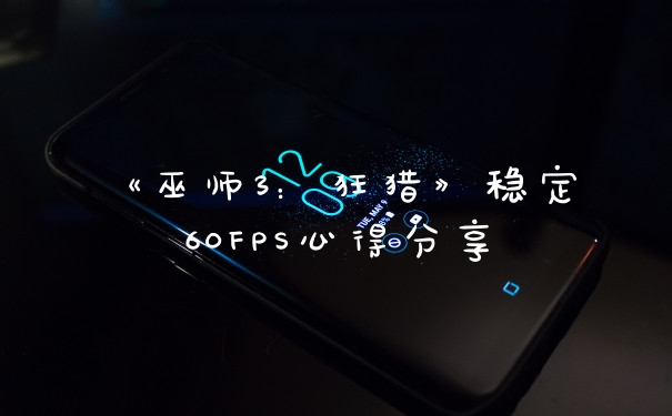 《巫师3：狂猎》稳定60FPS心得分享