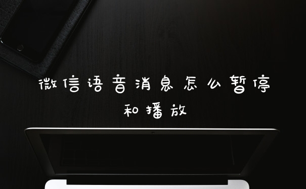 微信语音消息怎么暂停和播放
