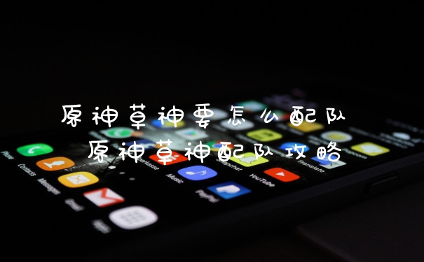 原神草神要怎么配队 原神草神配队攻略