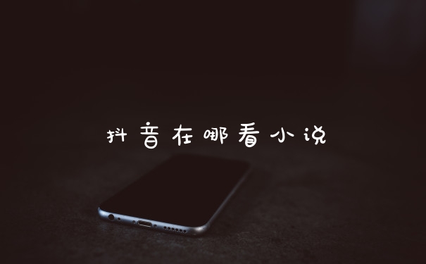 抖音在哪看小说