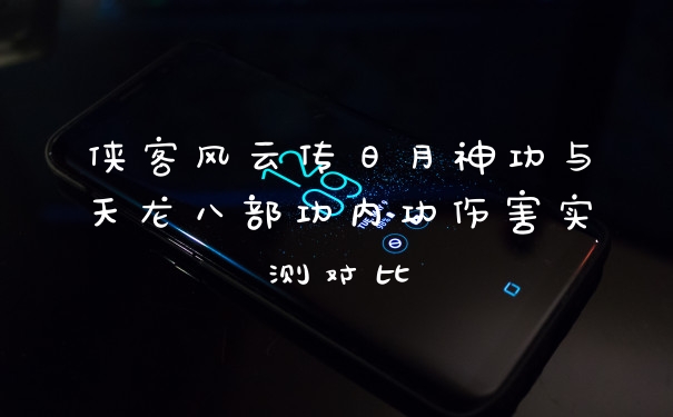 侠客风云传日月神功与天龙八部功内功伤害实测对比