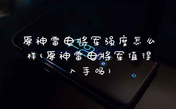 原神雷电将军强度怎么样(原神雷电将军值得入手吗)