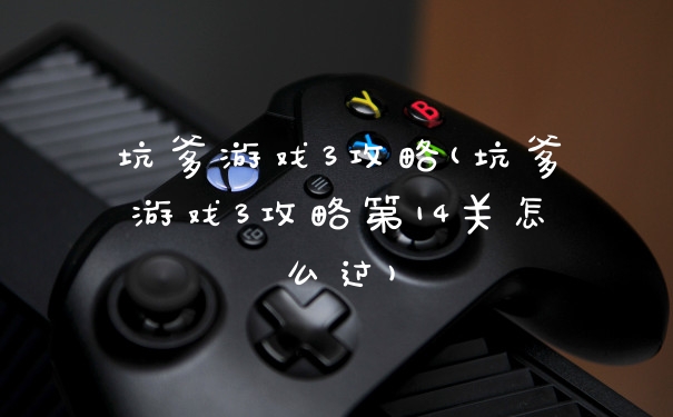 坑爹游戏3攻略(坑爹游戏3攻略第14关怎么过)