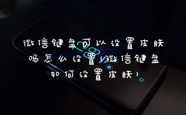 微信键盘可以设置皮肤吗怎么设置(微信键盘如何设置皮肤)