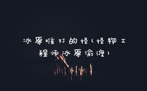 冰原难打的怪(怪物工程师冰原偷渡)