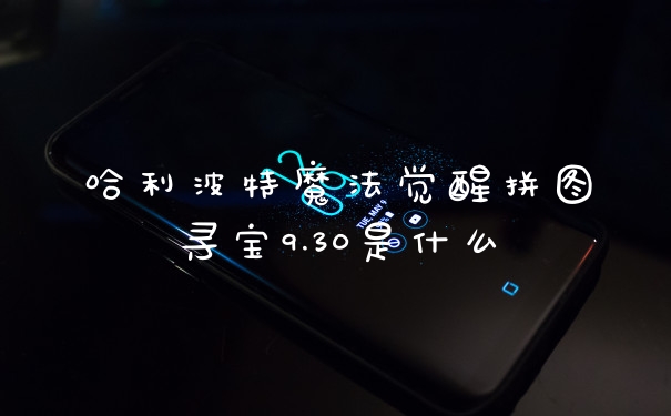 哈利波特魔法觉醒拼图寻宝9.30是什么