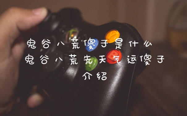 鬼谷八荒傻子是什么 鬼谷八荒先天气运傻子介绍