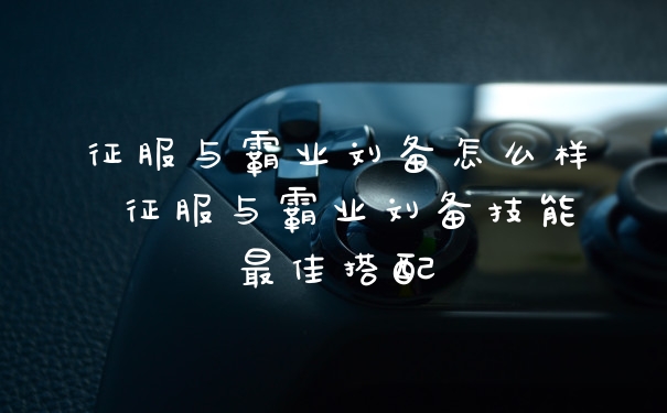 征服与霸业刘备怎么样 征服与霸业刘备技能最佳搭配