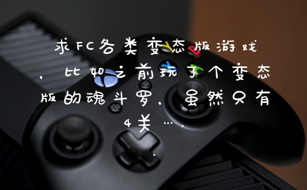 求FC各类变态版游戏，比如之前玩了个变态版的魂斗罗，虽然只有4关…..