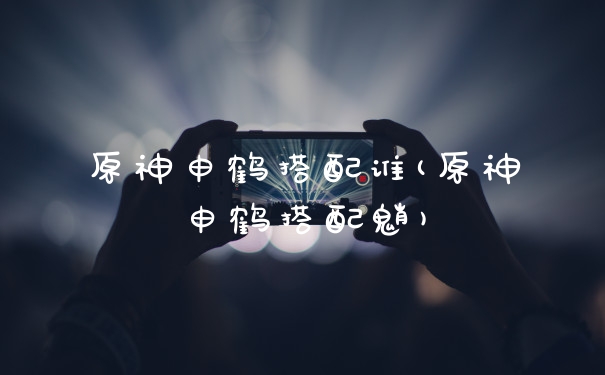 原神申鹤搭配谁(原神申鹤搭配魈)