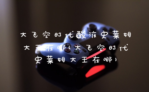 大飞空时代酸液史莱姆大王在哪(大飞空时代史莱姆大王在哪)