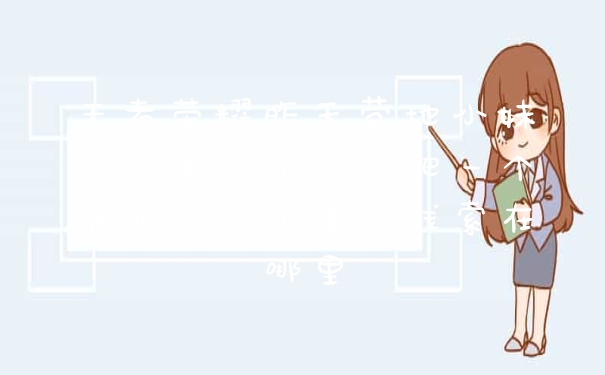 王者荣耀昨天营地小妹在水里玩不小心把一个东西落在水里了线索在哪里