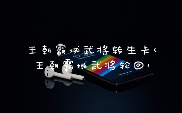 王朝霸域武将转生卡(王朝霸域武将轮回）