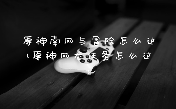 原神南风与冒险怎么过(原神风龙任务怎么过)