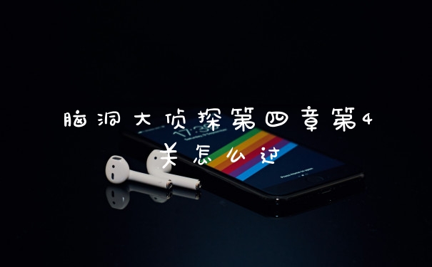 脑洞大侦探第四章第4关怎么过